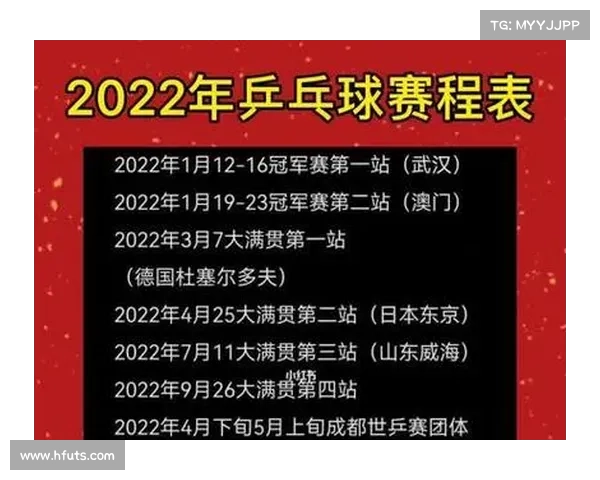 乒乓球樊振东赛程